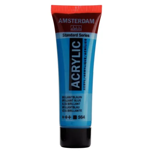 farba akrylowa Amsterdam Acrylic 20 ml - brilliant blue / niebieski 564