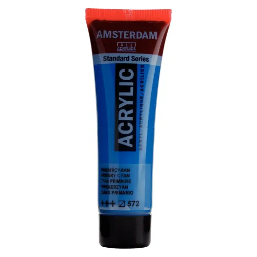 farba akrylowa Amsterdam Acrylic 20 ml - primary cyan / niebieski 572