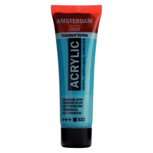 farba akrylowa Amsterdam Acrylic 20 ml - turquoise blue / turkusowy 522