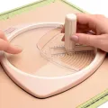 narzędzie do wycinania kółek Vaessen Creative circle cutter 2,5-15cm  Ø6" + 3 ostrza (pink)