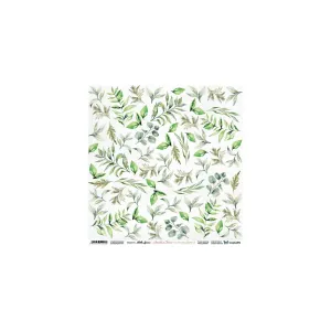arkusz z elementami do wycinania ScrapAndMe - amidst the roses - leaves 2