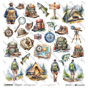 arkusz z elementami do wycinania ScrapAndMe - elements 8