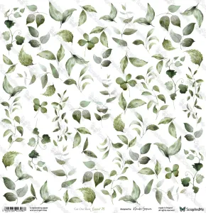 arkusz z elementami do wycinania ScrapAndMe - leaves 18