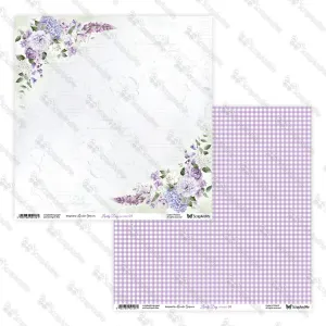 papier scrapbook ScrapAndMe - lovely day in violet - 03/04