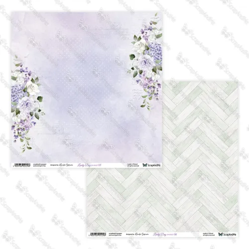 papier scrapbook ScrapAndMe - lovely day in violet - 05/06
