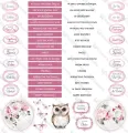 papier scrapbook ScrapAndMe - lovely day in pink [zestaw 12"x12"]