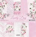 papier scrapbook ScrapAndMe - lovely day in pink [zestaw 12"x12"]