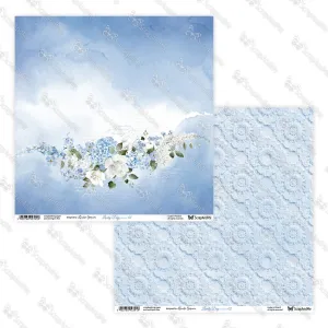 papier scrapbook ScrapAndMe - lovely day in blue - 01/02