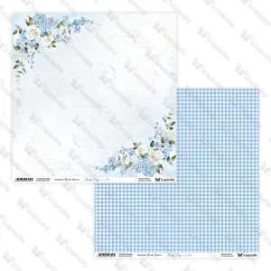 papier scrapbook ScrapAndMe - lovely day in blue - 03/04