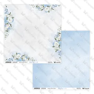 papier scrapbook ScrapAndMe - lovely day in blue - 09/10