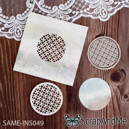 wykrojnik SracpAndMe - ażurowe koło [SAME-INS049]