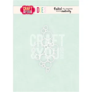 wykrojnik Craft&You - bubble background / bąbelkowe tło [CW411]
