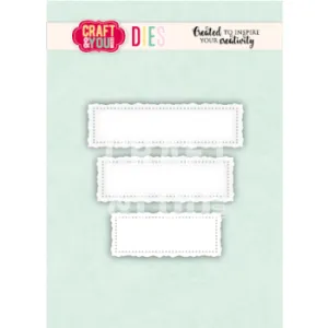wykrojnik Craft&You - banners old frame / banerki old frame [CW415]