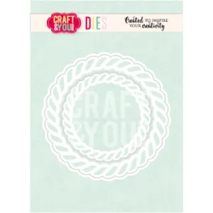 wykrojnik Craft&You - rope frames by Bea / sznurkowe ramki [CW419]