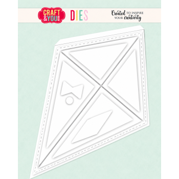 wykrojnik Craft&amp;You - kit-base card / latawiec baza [CW421]