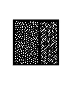 szablon Stamperia 12x12 cm - bestsellers kropkowane tła