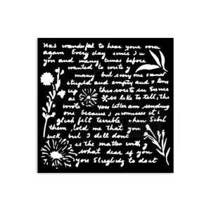 szablon Stamperia 12x12 cm - bestsellers pismo