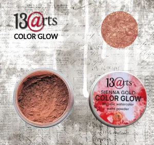 farba akwarelowa w proszku color glow 13@rts - sienna gold