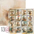 papier scrapbook 13Arts - retroteca [zestaw 12" x 12"]
