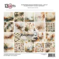 papier scrapbook 13Arts - retroteca [zestaw 12" x 12"]