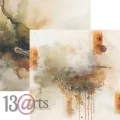papier scrapbook 13Arts - retroteca [zestaw 8" x 8"]