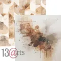 papier scrapbook 13Arts - retroteca [zestaw 8" x 8"]
