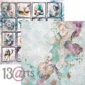 papier scrapbook 13Arts - tales of the sand [zestaw 12" x 12"]