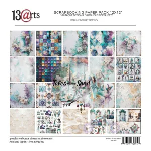papier scrapbook 13Arts - tales of the sand [zestaw 12" x 12"]