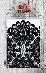 stempel polimerowy 13Arts - lace A7