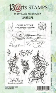 stempel polimerowy 13Arts - secret garden A6