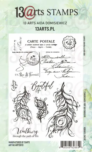 stempel polimerowy 13Arts - secret garden A6