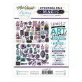 papierowe elementy Mintay Art Journal - magic
