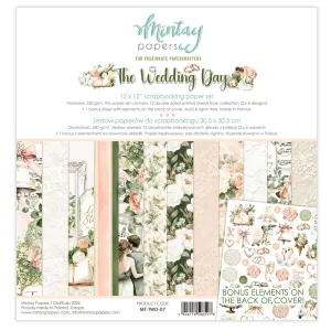 papier scrapbook Mintay Papers - the wedding day [zestaw 12"x12"]