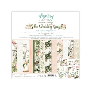 papier scrapbook Mintay Papers - the wedding day [zestaw 8"x8"]