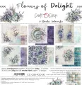 papier scrapbook Craft o'clock - flowers of delight [zestaw 12" x 12"]