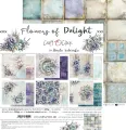 papier scrapbook Craft o'clock - flowers of delight [zestaw 12" x 12"]