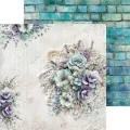 papier scrapbook Craft o'clock - flowers of delight - zestaw bazowy mix 20x20 cm