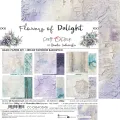 papier scrapbook Craft o'clock - flowers of delight - zestaw bazowy mix 20x20 cm
