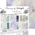 papier scrapbook Craft o'clock - flowers of delight - zestaw bazowy 20x20 cm