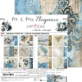 papier scrapbook Craft o'clock - mrs. elegance - zestaw bazowy mix 20x20 cm