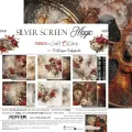 papier scrapbook Craft o'clock - silver screen magic - zestaw bazowy mix 20x20 cm