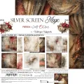 papier scrapbook Craft o'clock - silver screen magic - zestaw bazowy mix 20x20 cm