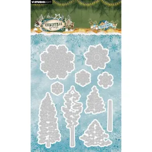 wykrojnik Studio light - trees and snow [SL-CF-CD1113]