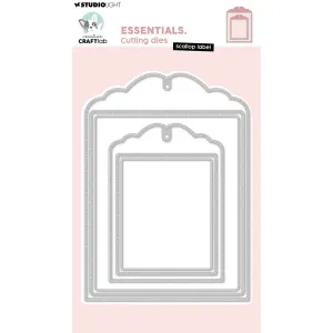 wykrojnik Studio light - creative craftlab - scallop label 