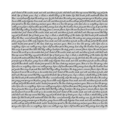stempel gumowy Hero Arts - birdsong script