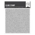 stempel gumowy Hero Arts - birdsong script