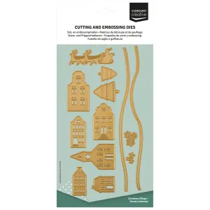 wykrojnik Vaessen Creative - cutting and embossing dies slimline snowy landscape [3625-0613]