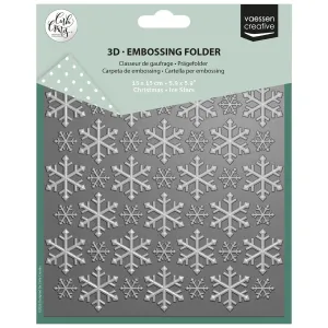 folder do embossingu 3D Vaessen Creative - ice stars [CAR0616]