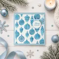 folder do embossingu 3D + szablon Vaessen Creative - christmas baubles [3625-0607]
