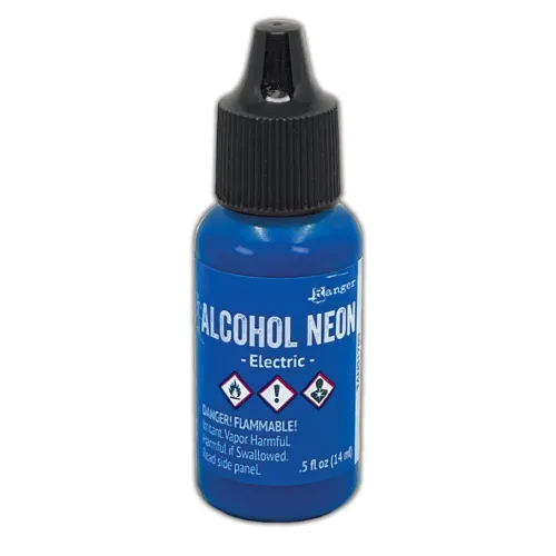 tusz alkoholowy Ranger neon alcohol ink - electric (niebieski)